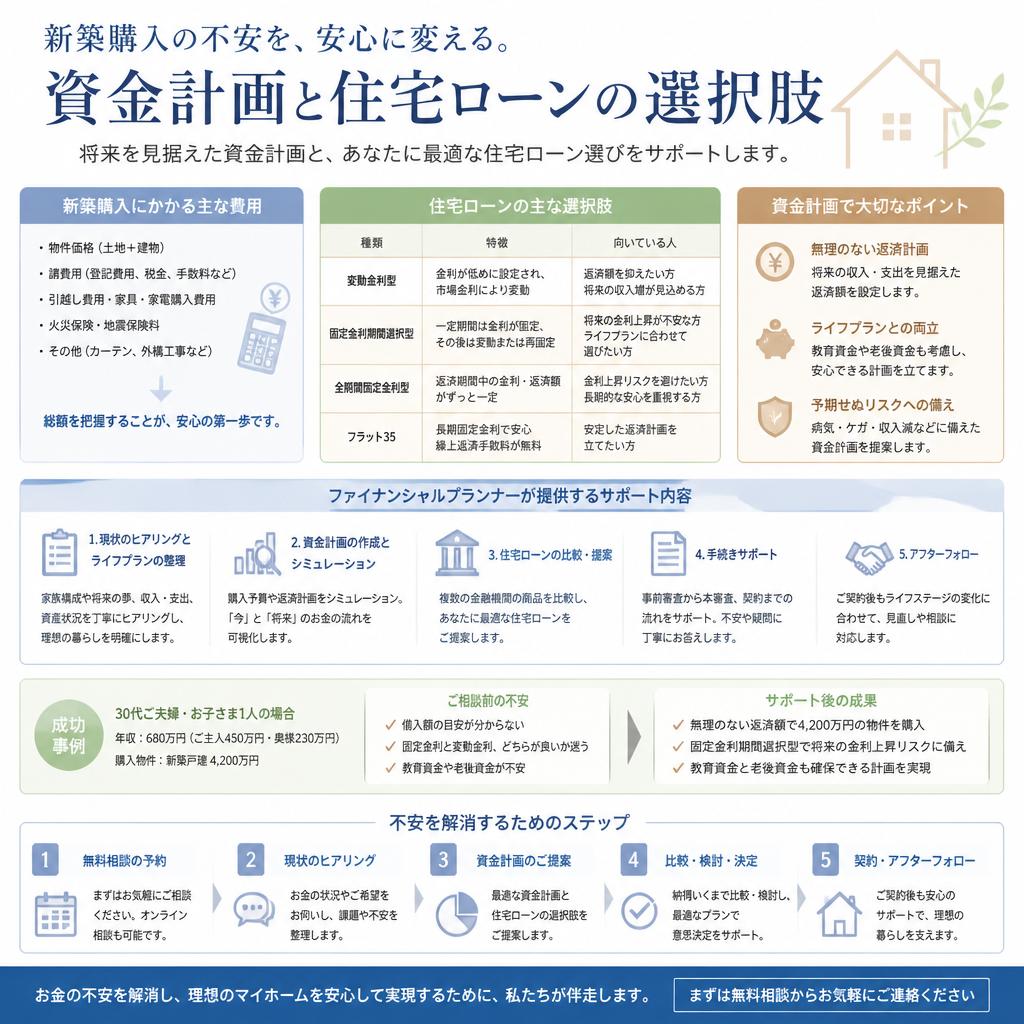 不安解消！ファイナンシャルプランニングの重要性
