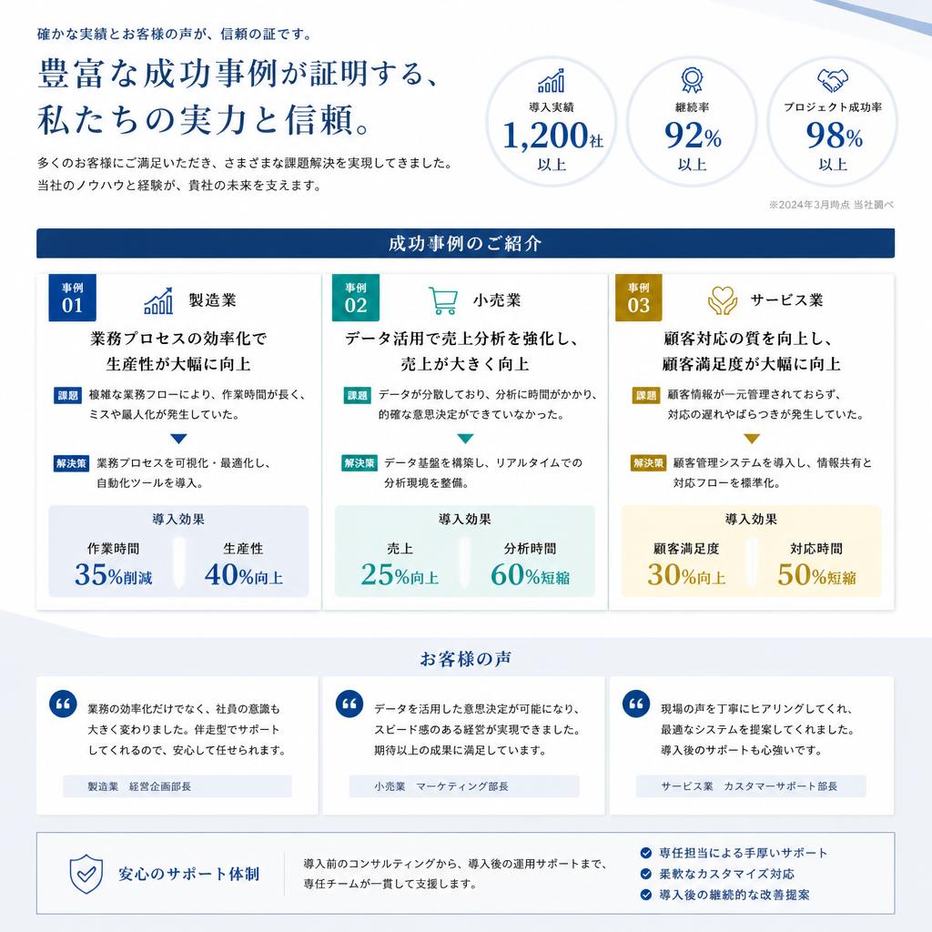 成功事例の紹介