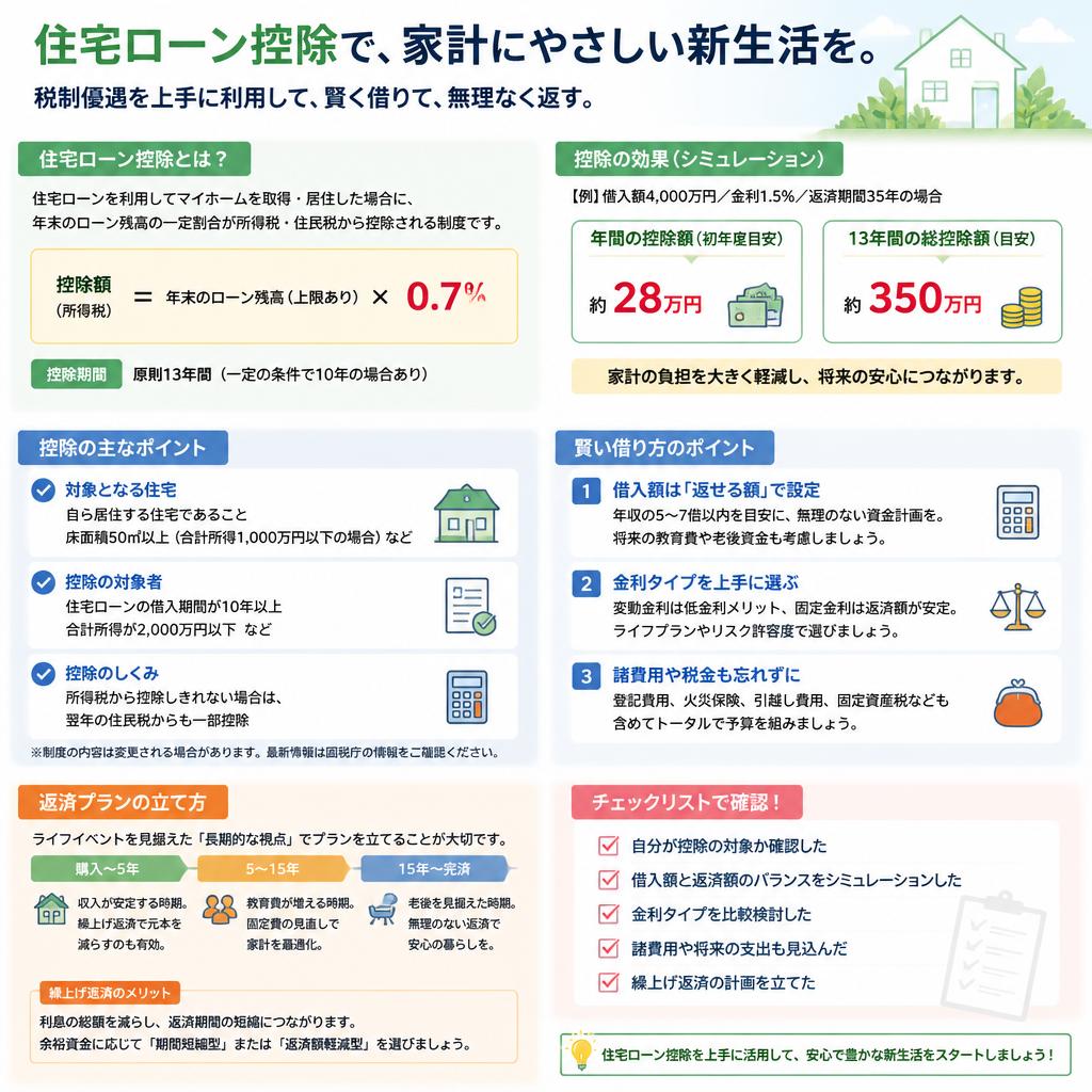 住宅ローン控除のメリットと活用法