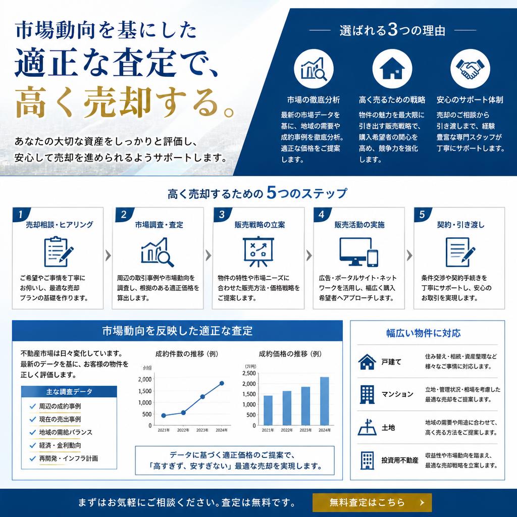 2. 安心の不動産査定