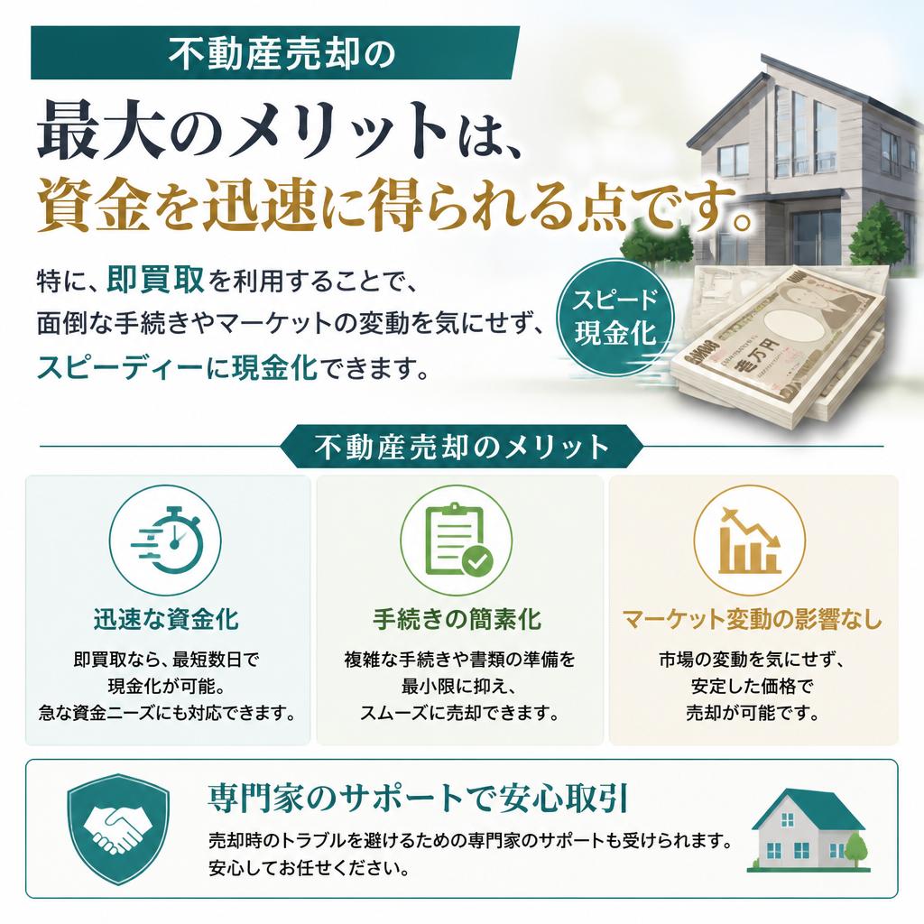 不動産売却のメリット