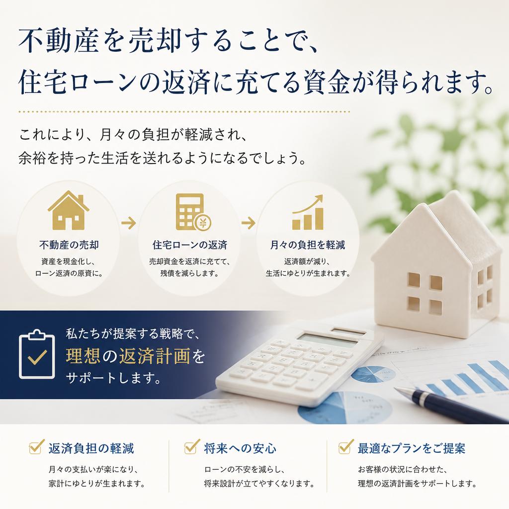 住宅ローンの悩みも解消