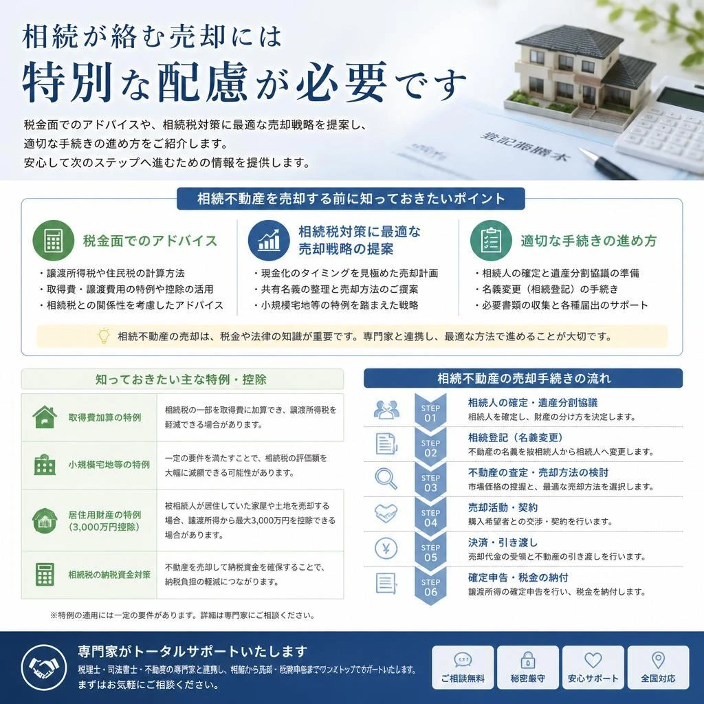 相続税対策を考えた売却方法