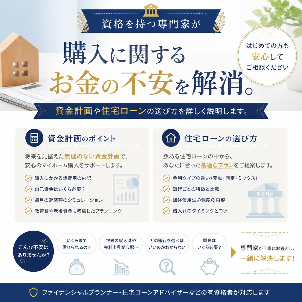 ファイナンシャルプランナーによるサポート