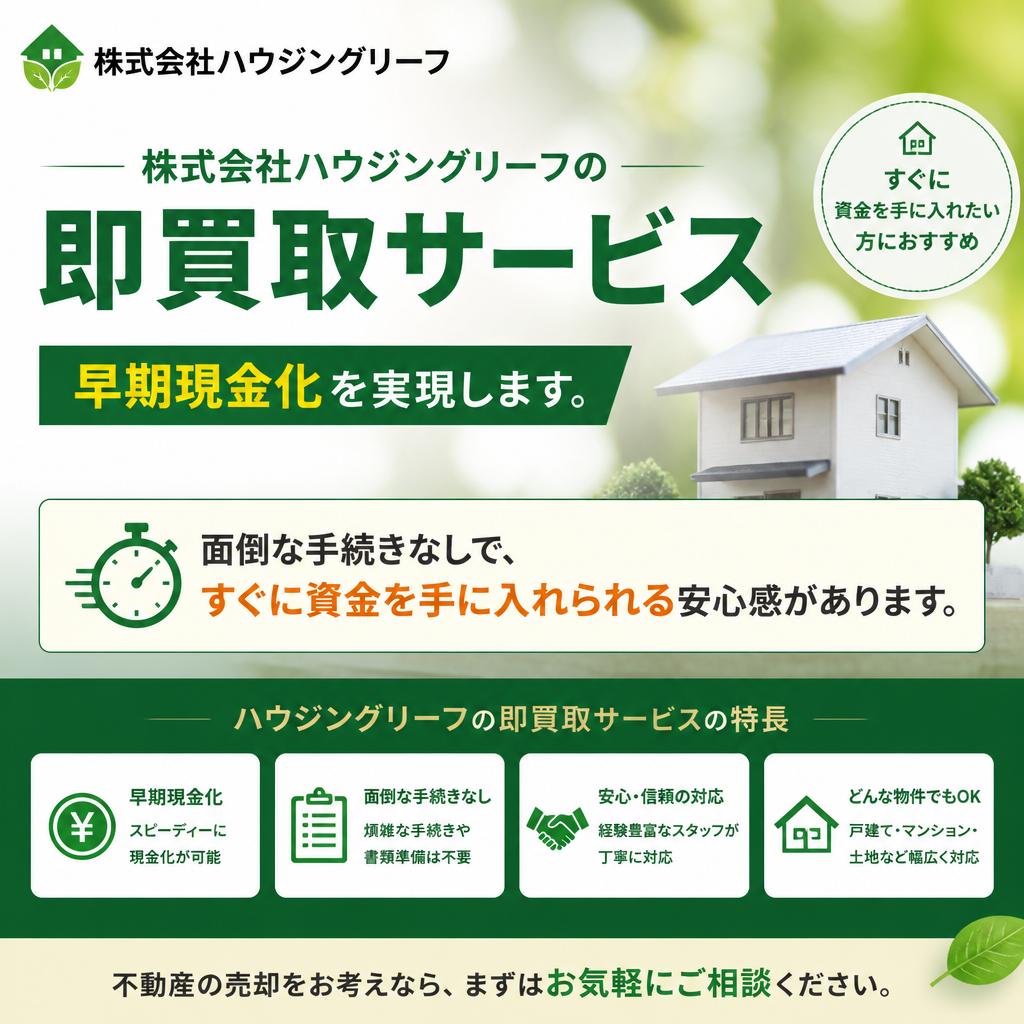 即買取のメリットとは？