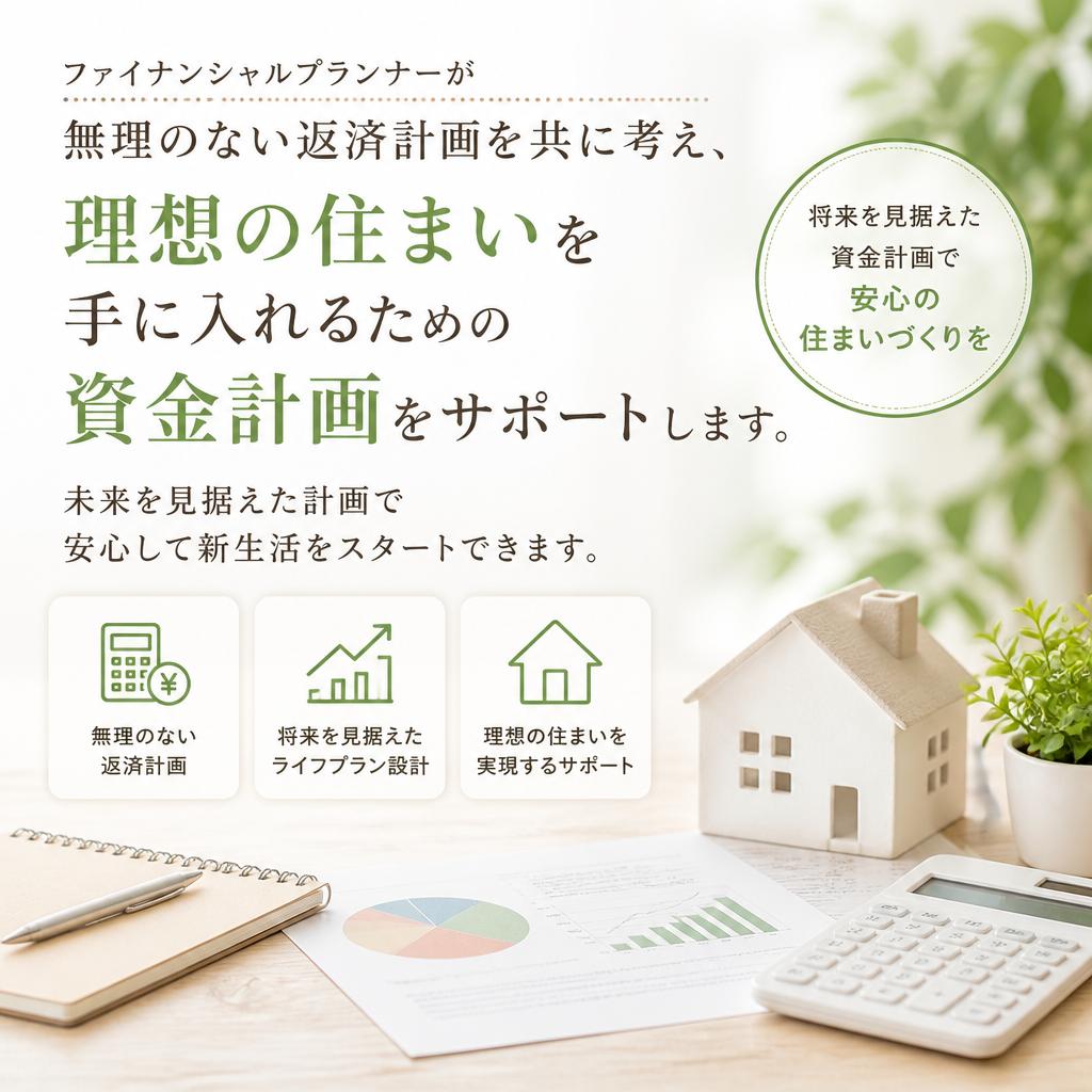 安心の資金計画と住宅ローンのアドバイス