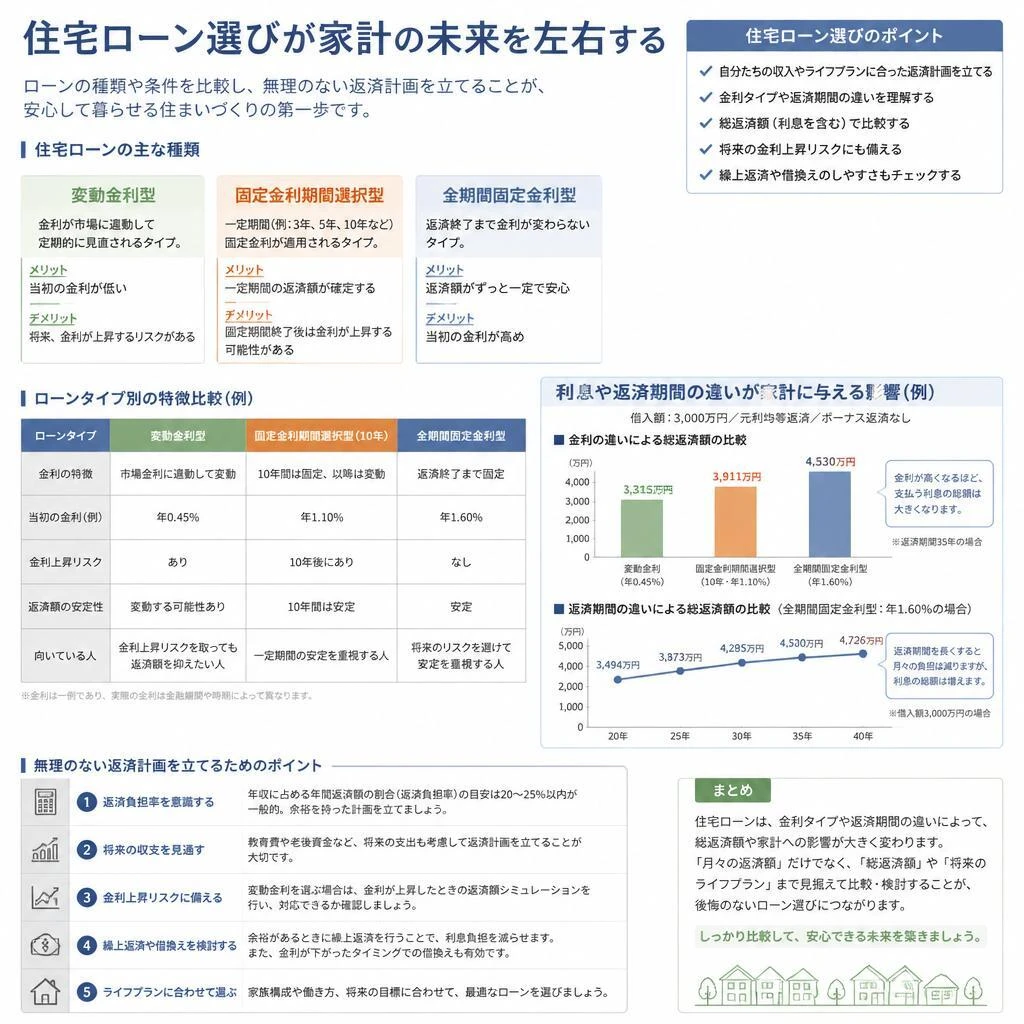 2. 賢い住宅ローンの選び方と返済計画