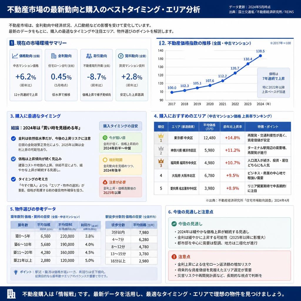3. 不動産市場の分析：今、買うべきタイミングとは？