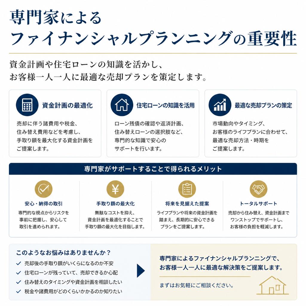 ファイナンシャルプランナーによるサポート