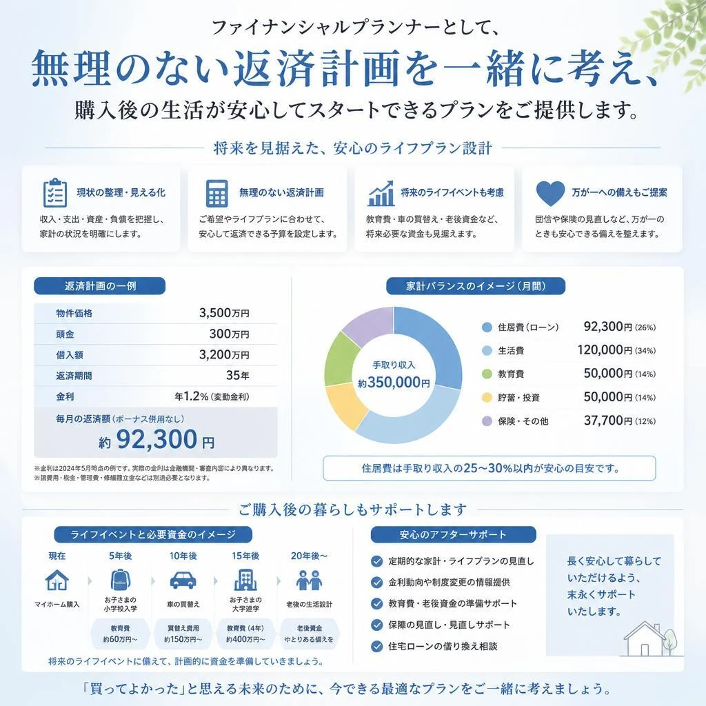 資金計画から見える安心なお住まい