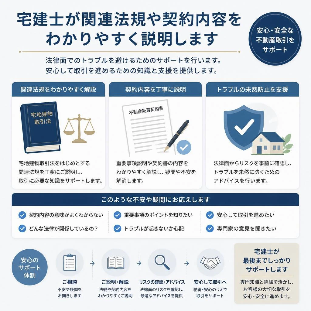 法律面での安心と信頼