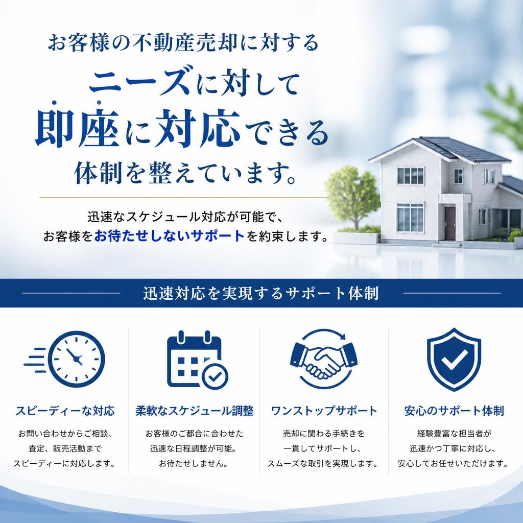即対応のメリット