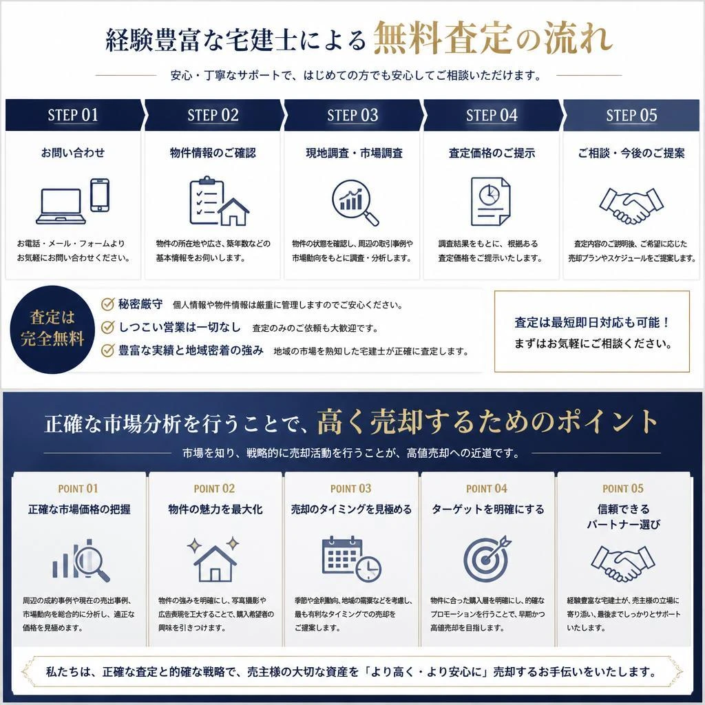 宅建士が提供する安心の査定サービス