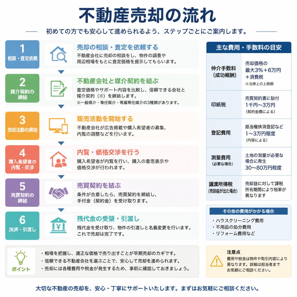 手続きの流れと料金について