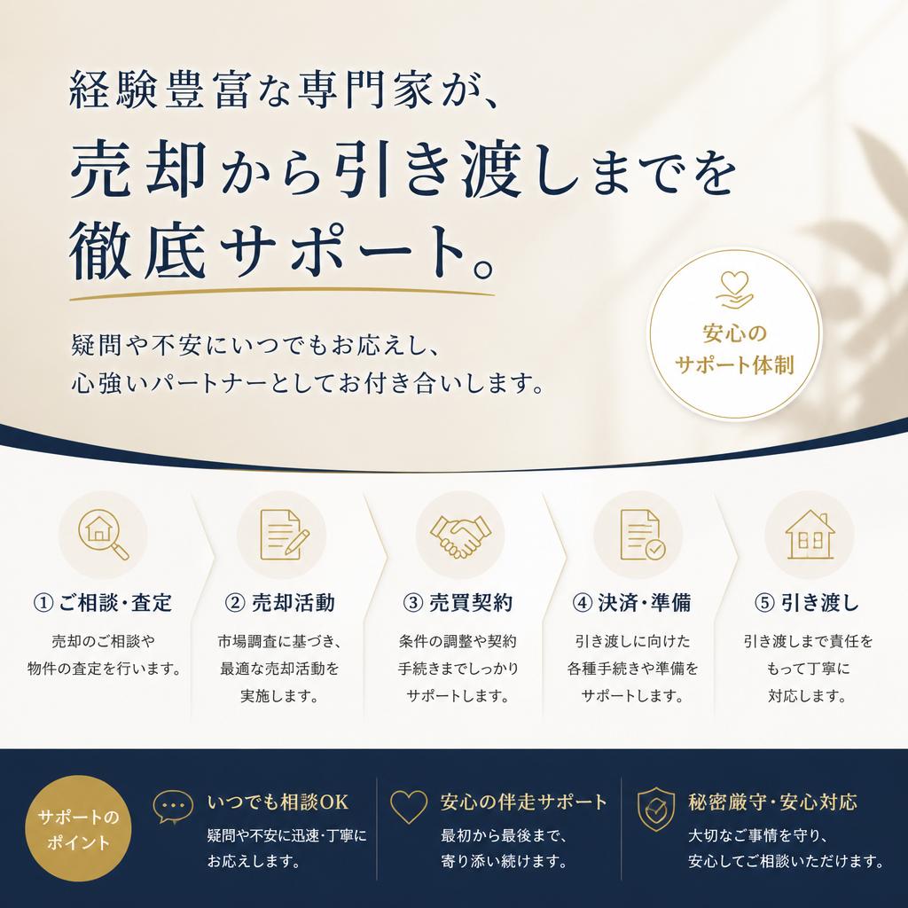 安心のサポート体制