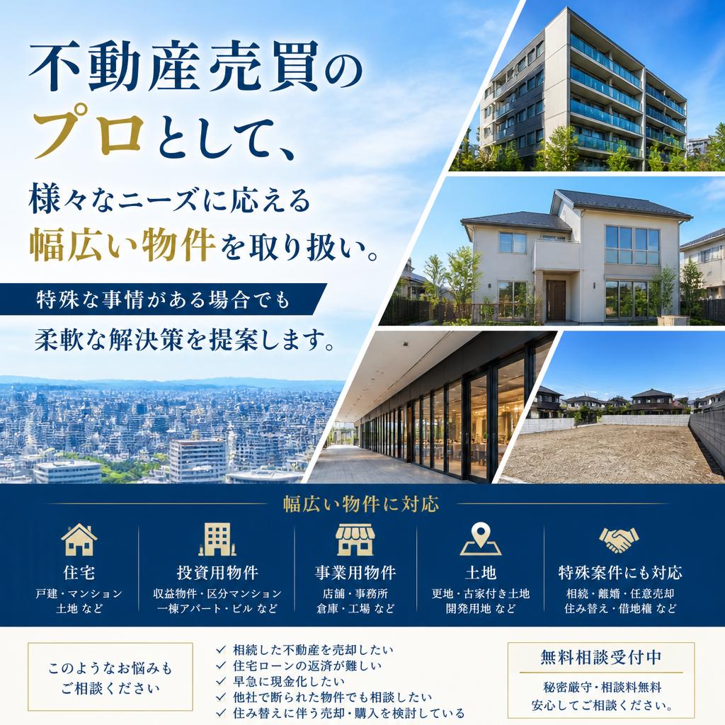 多角的な視点での柔軟な提案