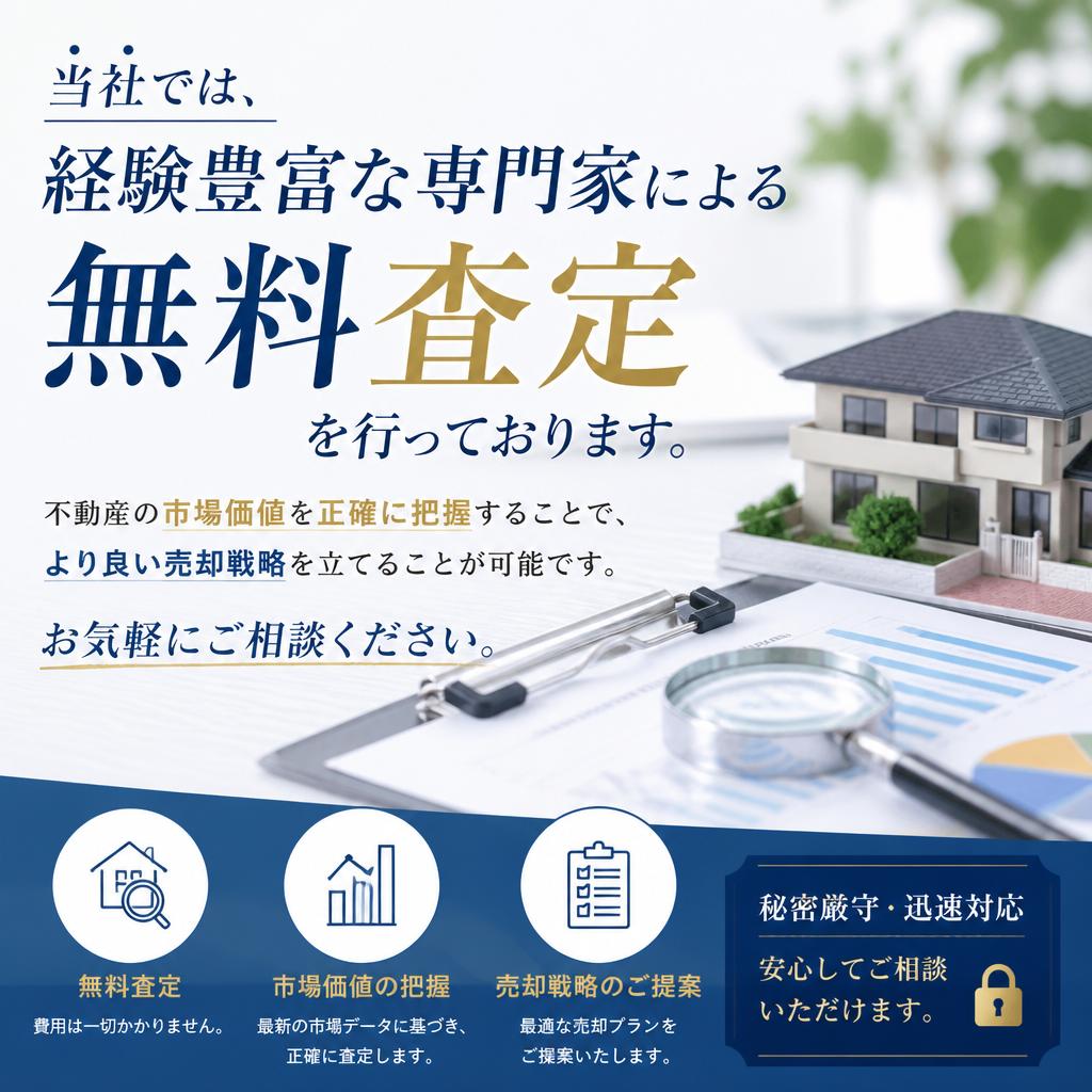 専門家による無料査定