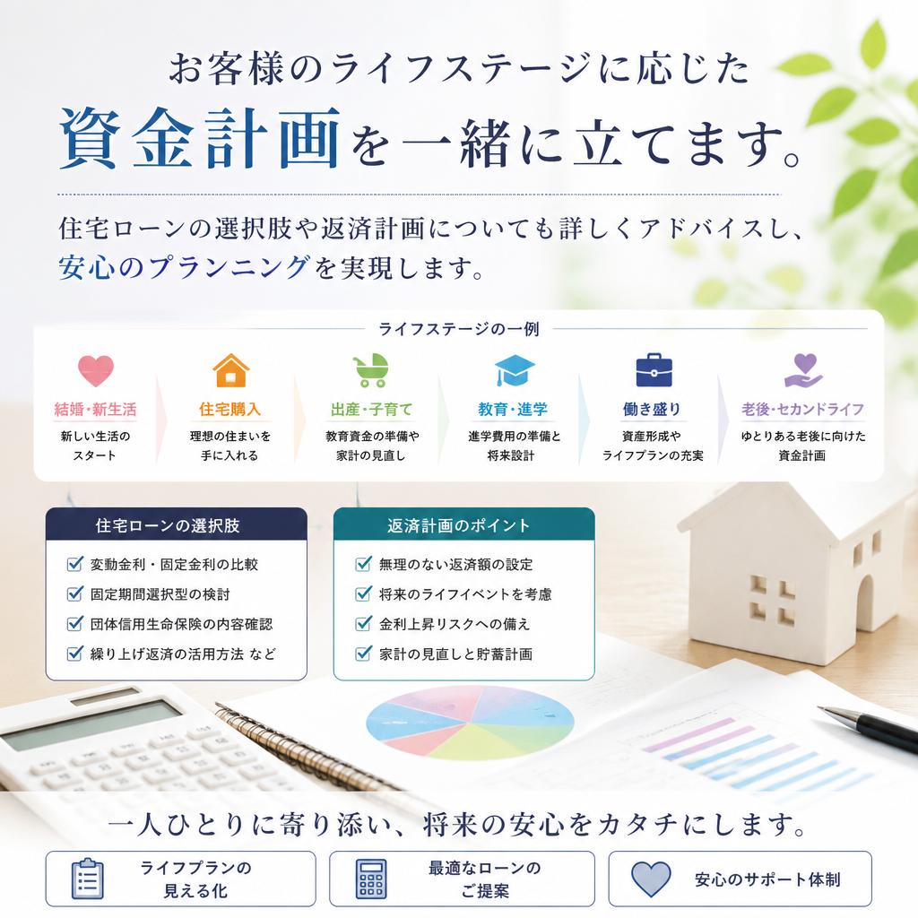 専門知識に基づいた賢い資金計画