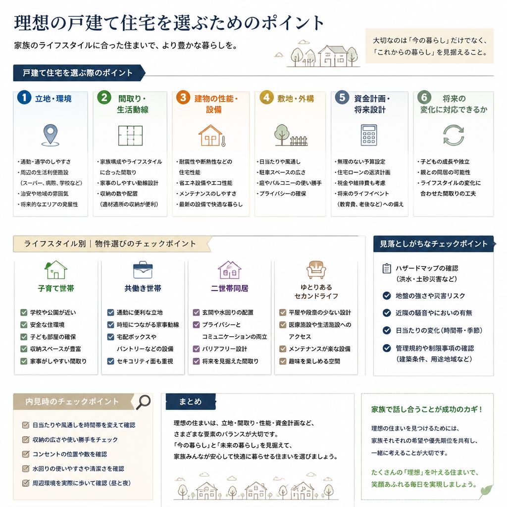戸建て住宅の選び方