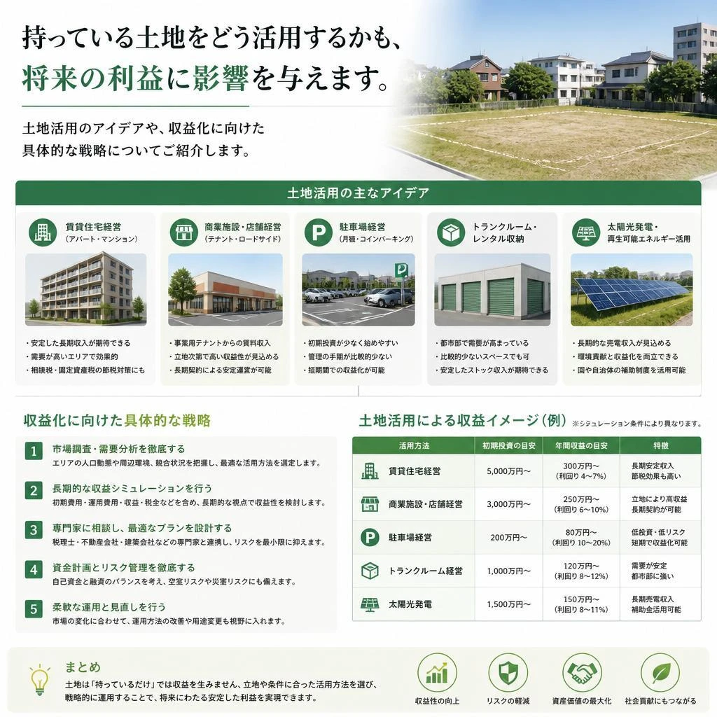 土地活用の選択肢