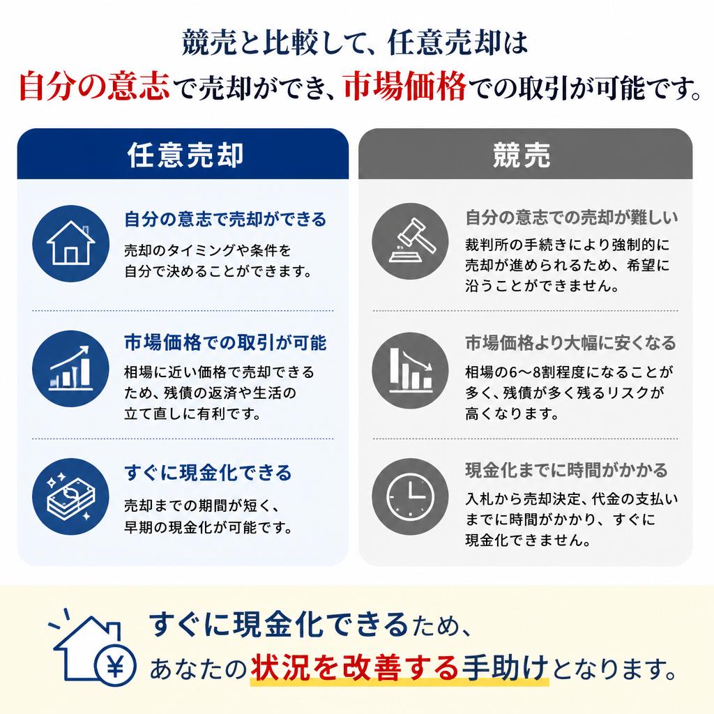 任意売却のメリット