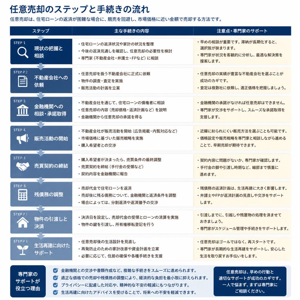 任意売却のプロセス