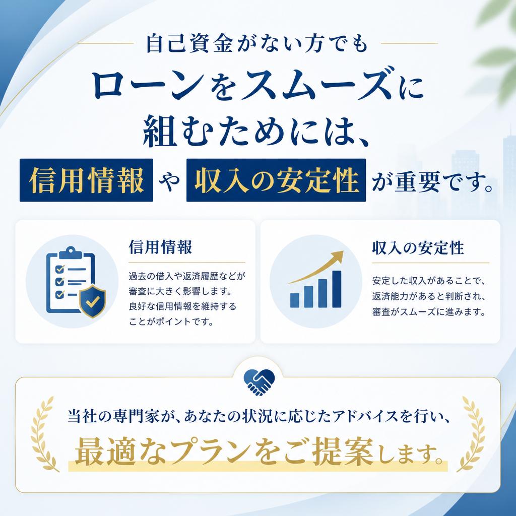ローンを組むためのポイント
