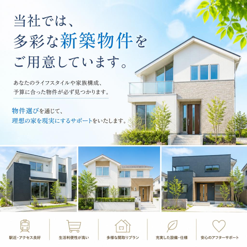 理想の新築物件を見つける方法