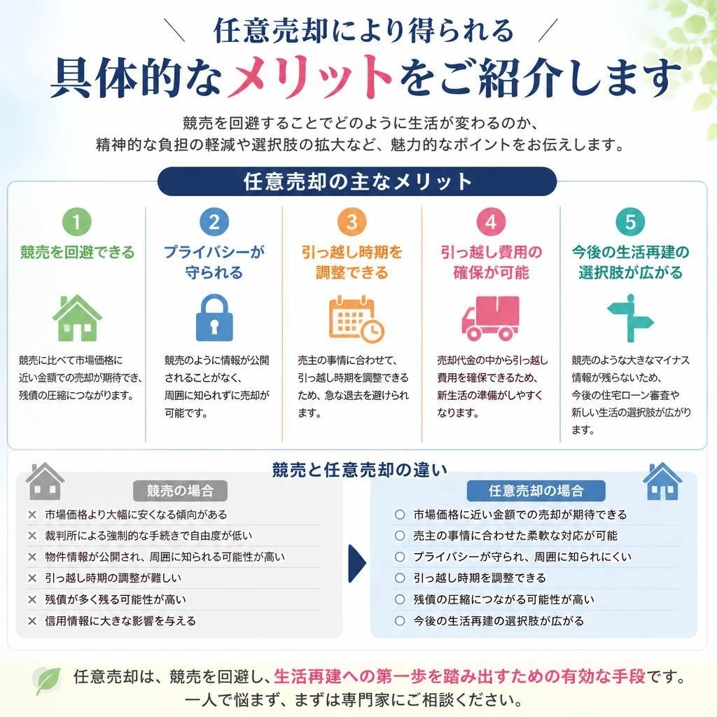 任意売却のメリット
