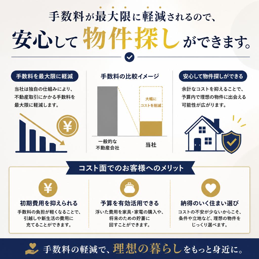 最大手数料の安心保障