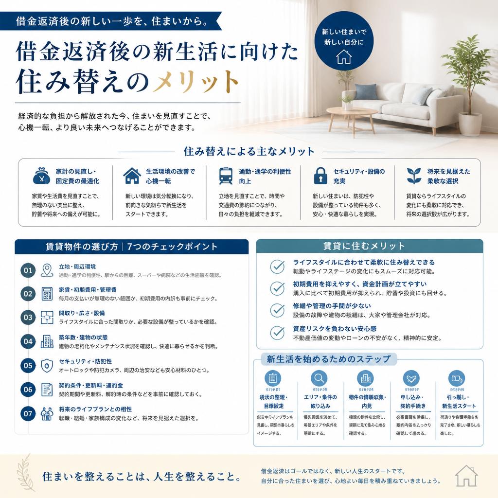 住み替えのメリットと選択肢