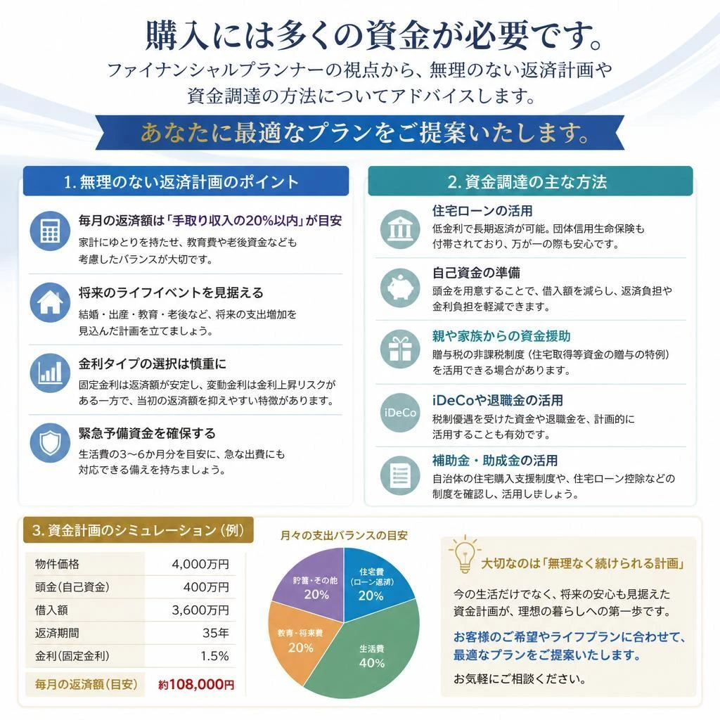 ファイナンシャルプランナーによる資金計画の重要性