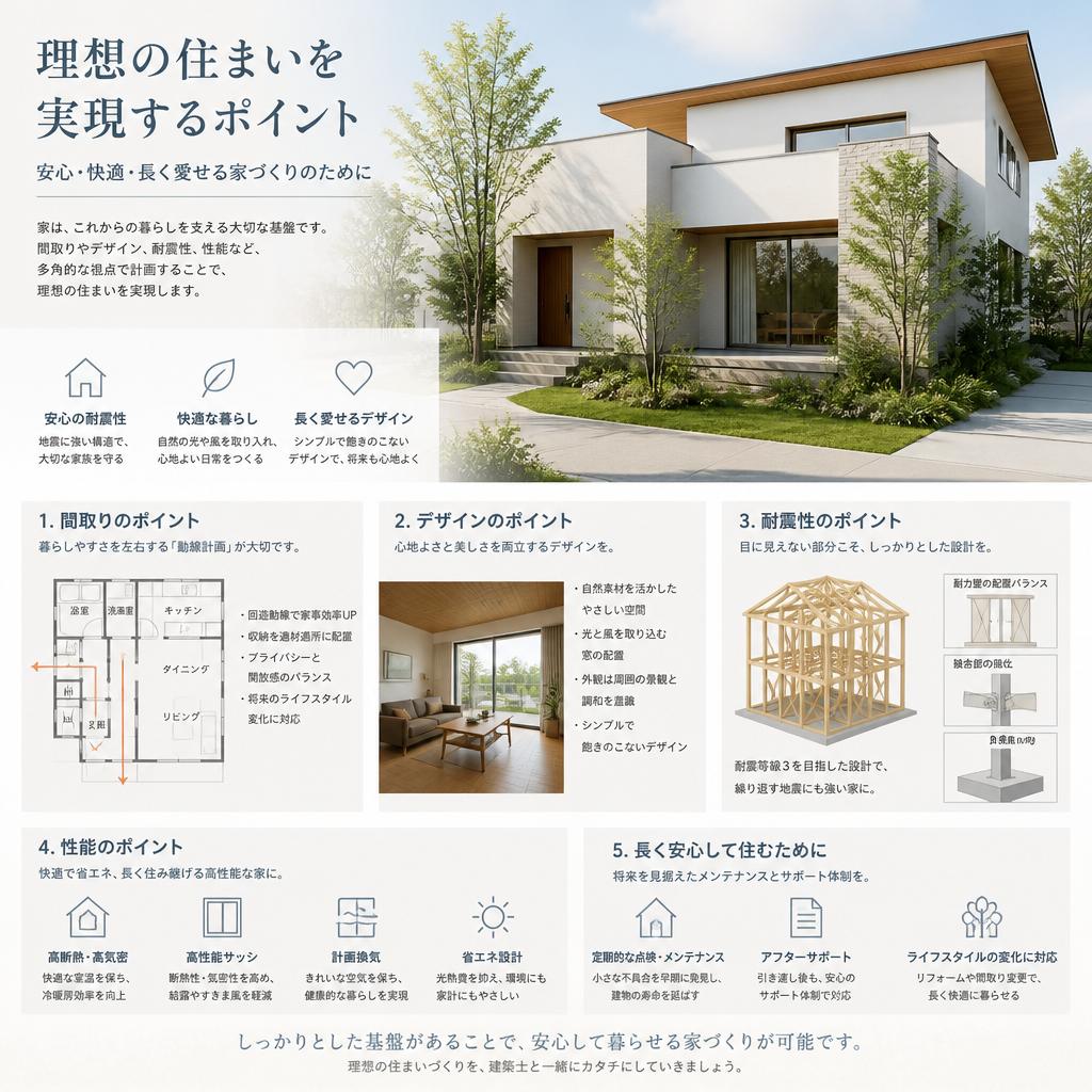 建築士が見る理想の家づくり