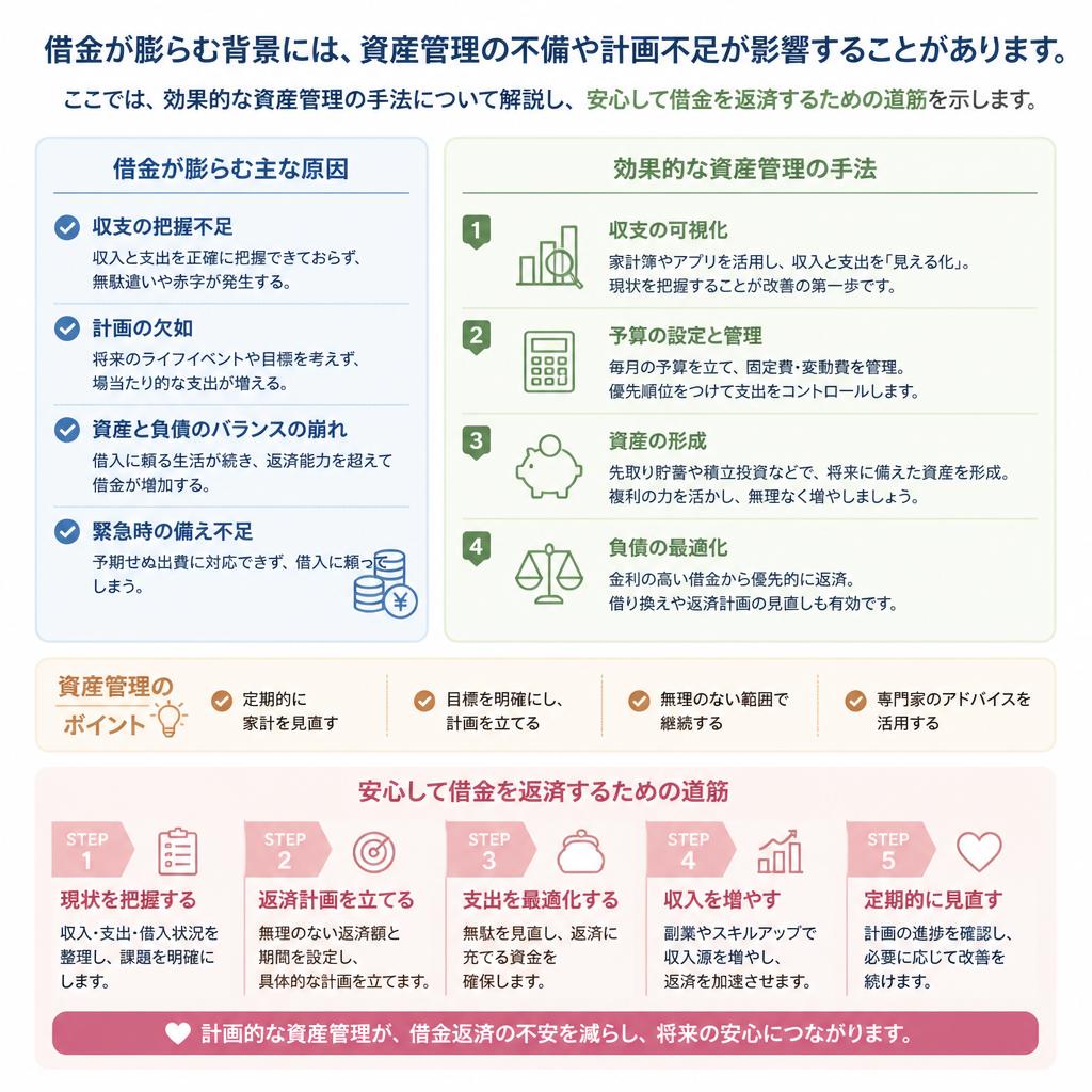 借金返済のための資産管理の重要性