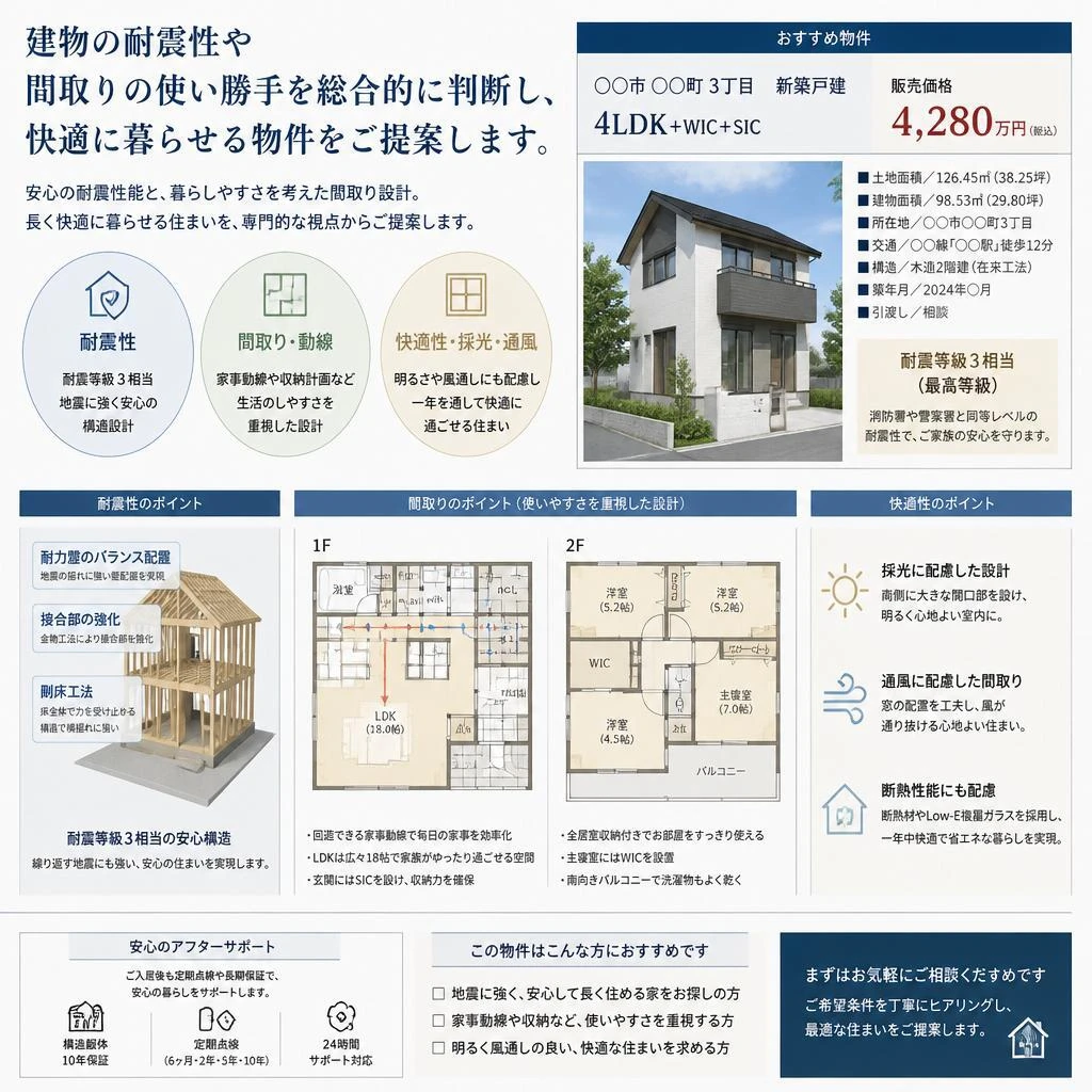 建築士が見つける最適な物件