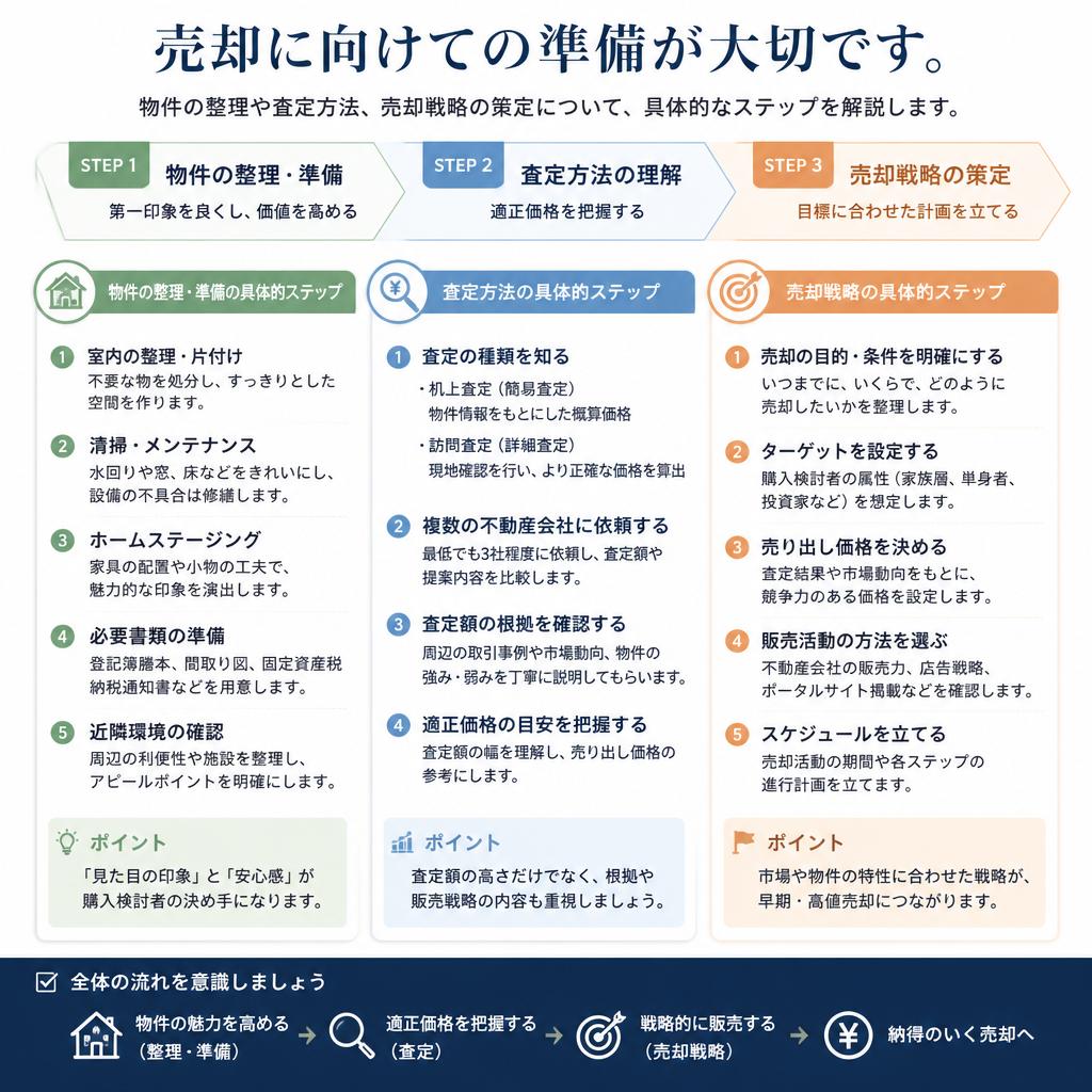 2. 不動産売却の準備と戦略