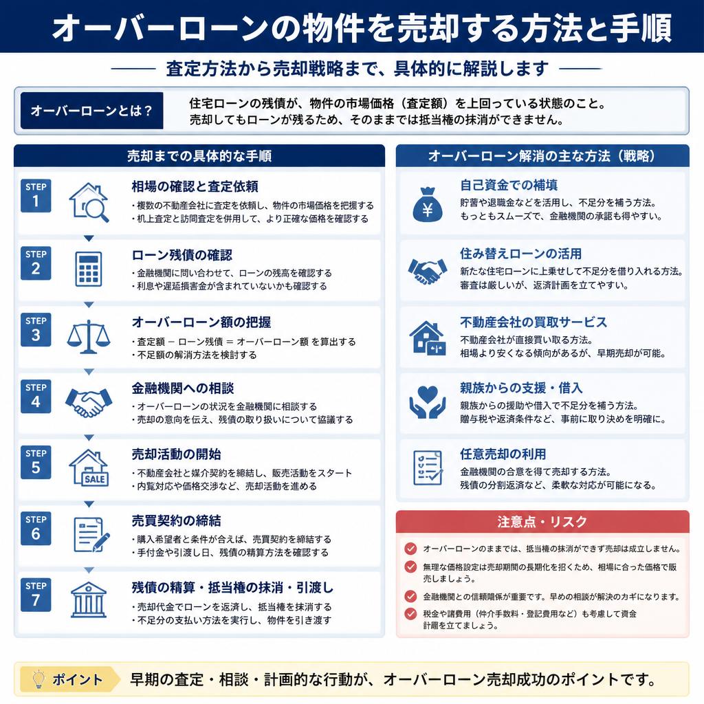 オーバーローンの家を売却する方法