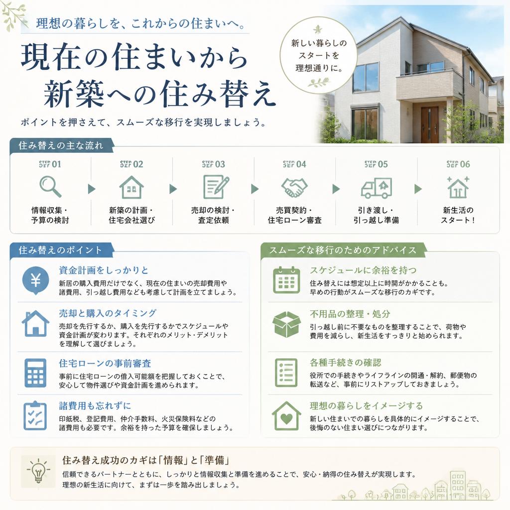 住み替えを考える際のポイント