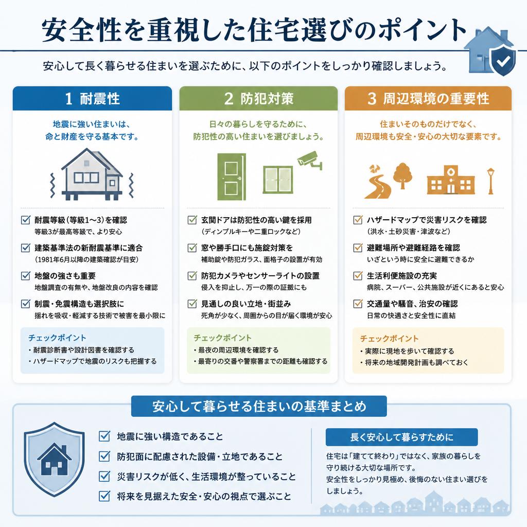 安全な住環境のポイント